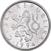 Coin, Czech Republic, 10 Haleru, 1994, MS(65-70), Aluminum, KM:6