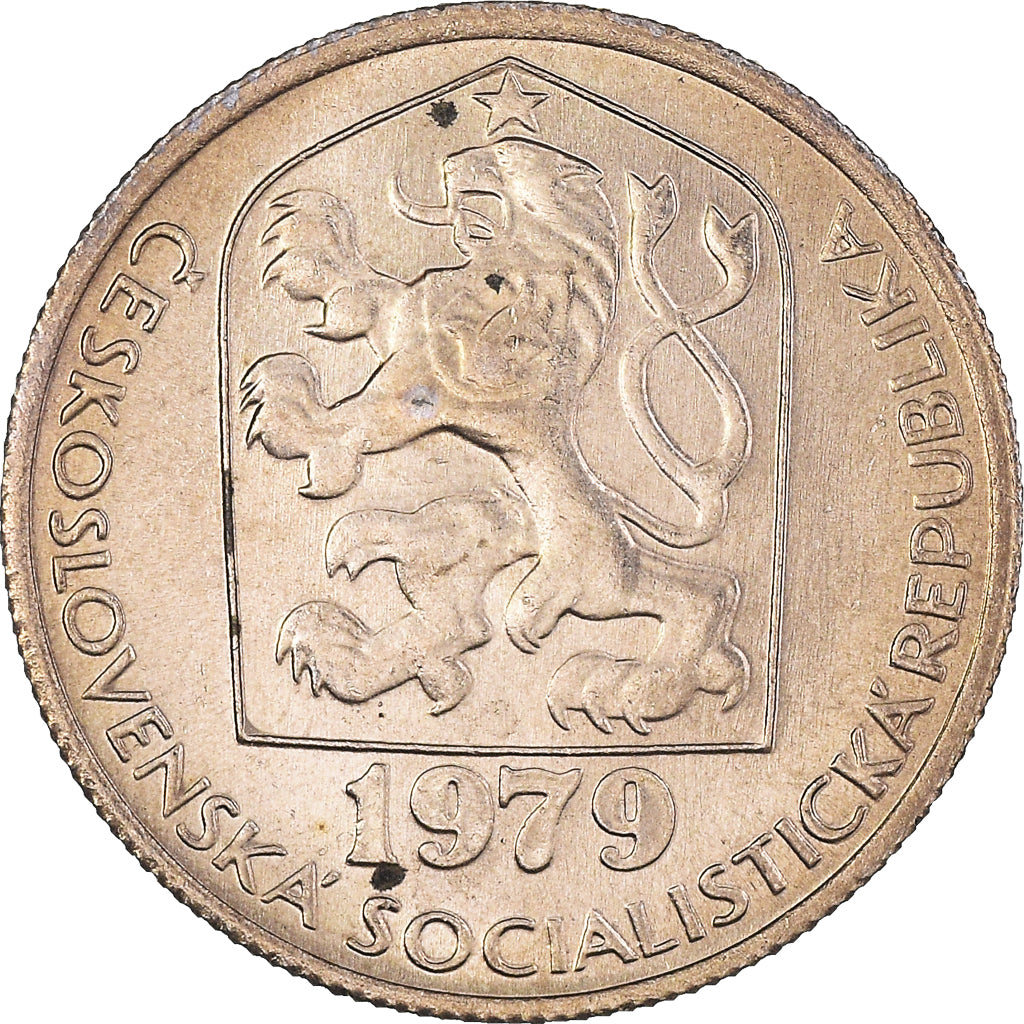 Moneda, Checoslovaquia, 50 Haleru, 1979, SC, Cobre - níquel, KM:89