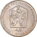 Coin, Czechoslovakia, 2 Koruny, 1974, MS(60-62), Copper-nickel, KM:75