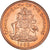 Moeda, Baamas, Elizabeth II, Cent, 1992, MS(65-70), Zinco Cobreado, KM:59a