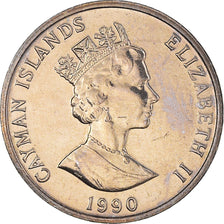 Monnaie, Îles Caïmans, 5 Cents, 1990, TTB, Cupro-nickel
