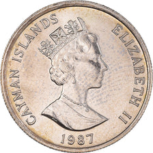 Munten, Kaaimaneilanden, 10 Cents, 1987, PR, Cupro-nikkel, KM:89