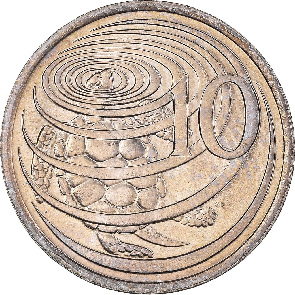Munten, Kaaimaneilanden, 10 Cents, 1987, PR, Cupro-nikkel, KM:89