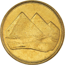 Münze, Ägypten, Piastre, 1984, UNZ, Aluminum-Bronze, KM:553.1