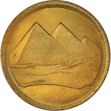 Coin, Egypt, 5 Piastres, 1984, MS(63), Aluminum-Bronze, KM:555.2