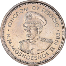 Münze, Lesotho, Moshoeshoe II, 10 Licente, Lisente, 1983, UNZ, Kupfer-Nickel