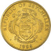 Coin, Seychelles, 10 Cents, 1994, British Royal Mint, MS(63), Brass, KM:48.2