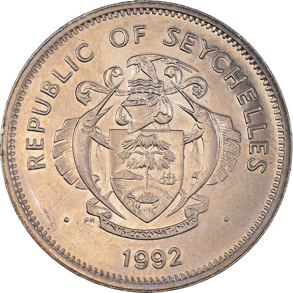Moneda, Seychelles, Rupee, 1992, British Royal Mint, EBC, Cobre - níquel