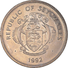 Moneda, Seychelles, Rupee, 1992, British Royal Mint, EBC, Cobre - níquel