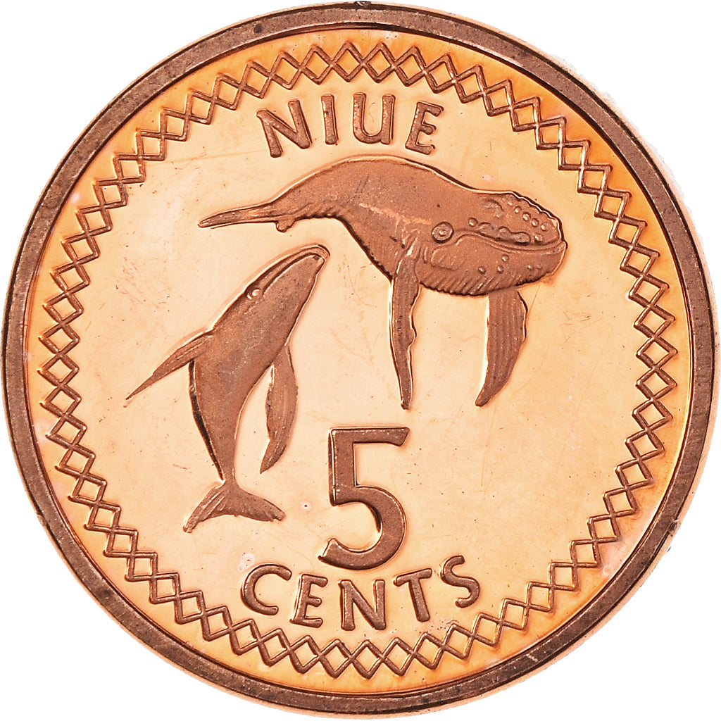 Münze, Niue, Elizabeth II, 5 Cents, 2010, New Zealand, VZ, Copper Plated
