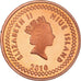 Moneda, Niue, Elizabeth II, 10 Cents, 2010, New Zealand, EBC, Copper Plated