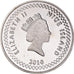 Moneda, Niue, Elizabeth II, 50 Cents, 2010, New Zealand, EBC+, Nickel Plated