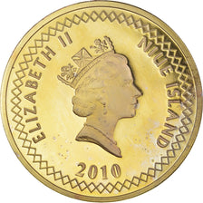 Moneta, Niue, Elizabeth II, Dollar, 2010, New Zealand, SPL-, Copper Plated