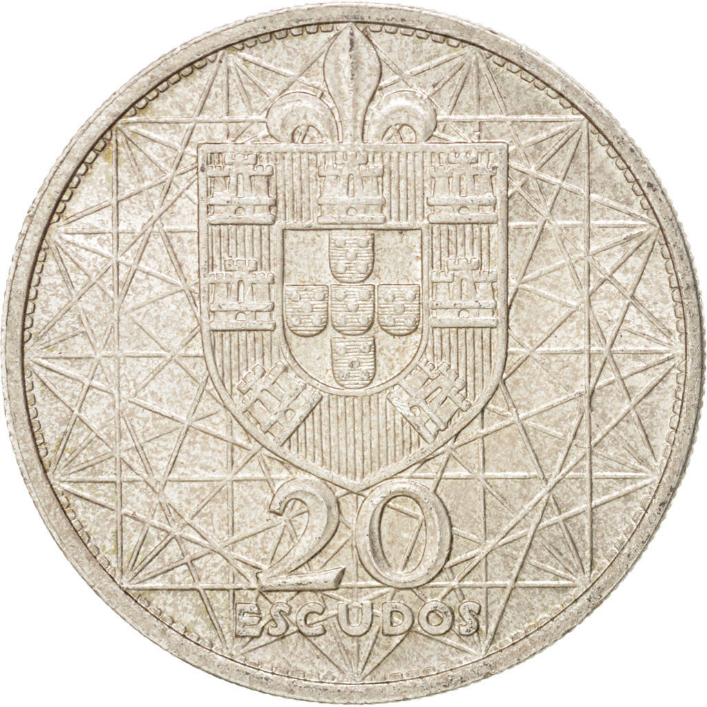 Monnaie, Portugal, 20 Escudos, 1966, Lisbonne, SUP, Argent, KM:592