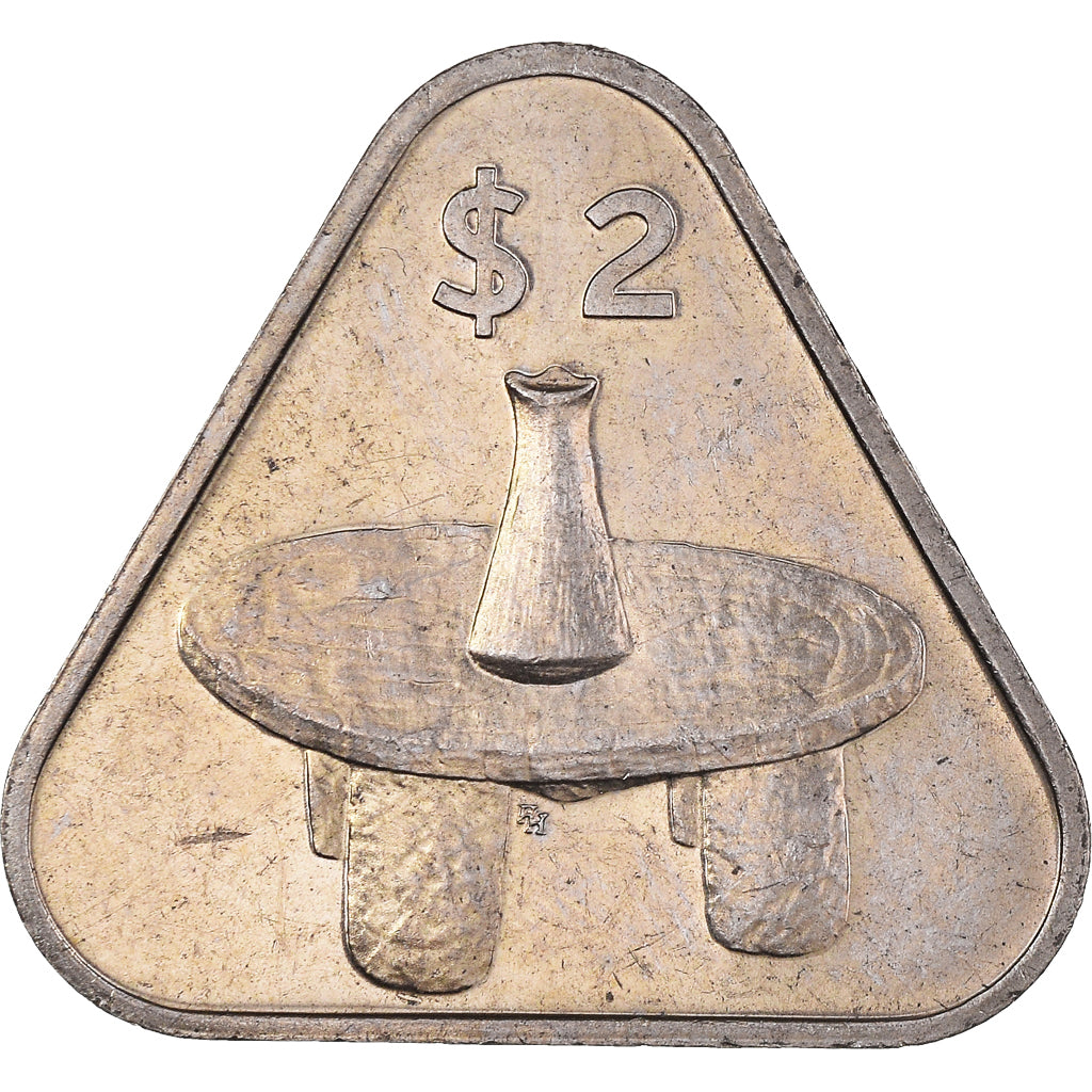 Coin, Cook Islands, Elizabeth II, 2 Dollars, 1992, AU(55-58), Copper-nickel