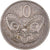 Coin, New Zealand, 10 Cents, 1973, EF(40-45), Cupronickel