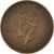 Moneta, Ceylon, George VI, 25 Cents, 1943, MB+, Nichel-ottone, KM:115