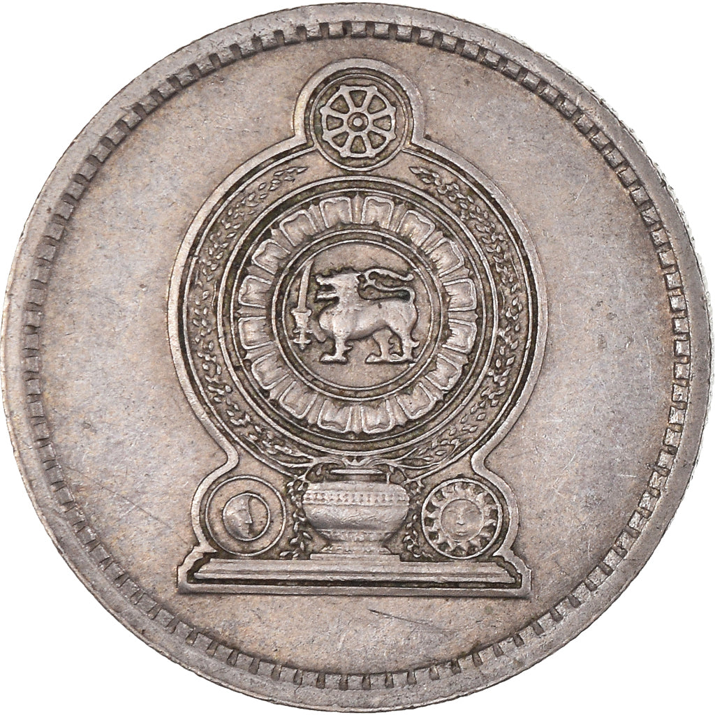 Moneta, Sri Lanka, 50 Cents, 1991, BB+, Rame-nichel, KM:135.2