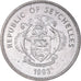 Moeda, Seicheles, 25 Cents, 1993, Pobjoy Mint, AU(50-53), Aço Revestido a
