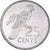 Moneda, Seychelles, 25 Cents, 1993, Pobjoy Mint, MBC+, Níquel recubierto de