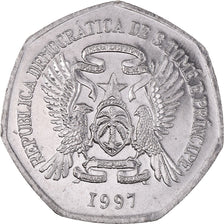 Coin, Saint Thomas and Prince, 2000 Dobras, 1997, AU(55-58), Chrome-Steel, KM:91