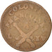 Colonie francesi, 12 Deniers, Sol, 1767, Paris, MB, Bronzo, KM:6, Lecompte:277