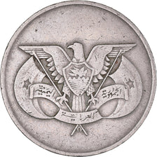 Münze, Yemen Arab Republic, Riyal, 1976, S+, Kupfer-Nickel, KM:42