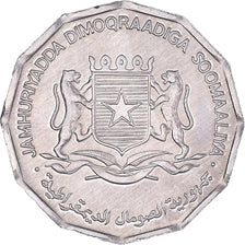 Moeda, Somália, 5 Senti, 1976, AU(50-53), Alumínio, KM:24