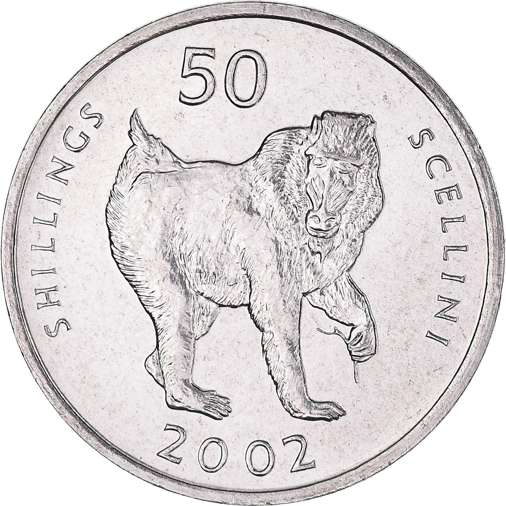 Monnaie, Somalie, 50 Shillings, 2002, SUP+, Nickel Clad Steel, KM:111