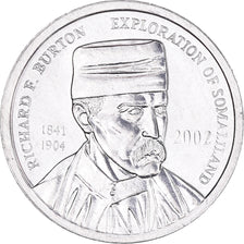 Monnaie, Somaliland, 5 Shillings, 2002, SPL+, Aluminium, KM:4