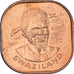 Moneda, Suazilandia, Sobhuza II, 2 Cents, 1975, British Royal Mint, MBC+