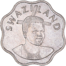 Münze, Swaziland, King Msawati III, 10 Cents, 1996, SS+, Kupfer-Nickel, KM:49