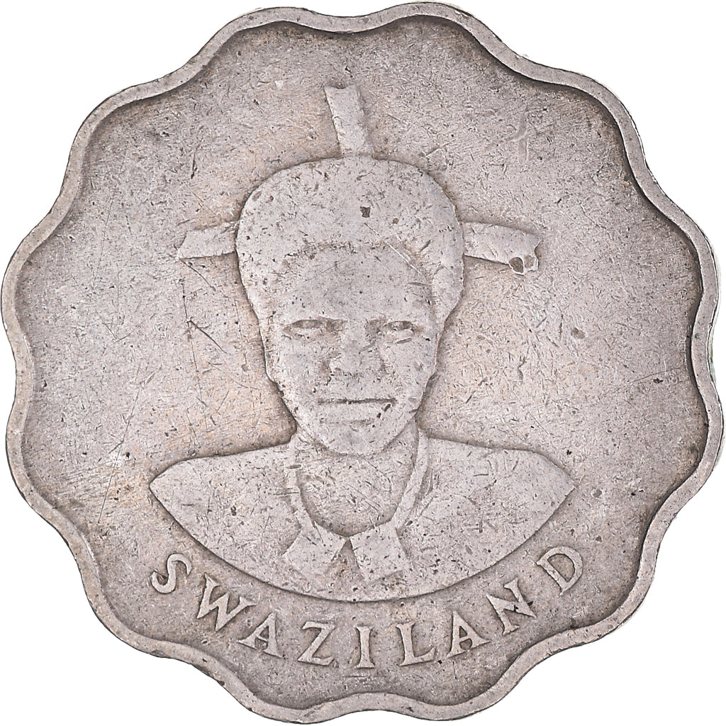 Coin, Swaziland, Queen Dzeliwe, 20 Cents, 1986, British Royal Mint, VF(30-35)