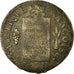 Monnaie, France, Sol aux balances françoise, Sol, 1793, Marseille, TB+, Bronze