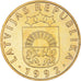 Moneta, Łotwa, 20 Santimu, 1992, MS(60-62), Mosiądz niklowy, KM:22.1