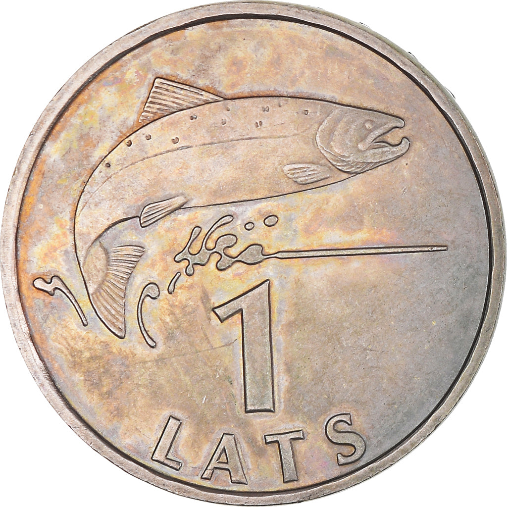Monnaie, Lettonie, Lats, 1992, TTB+, Cupro-nickel, KM:12