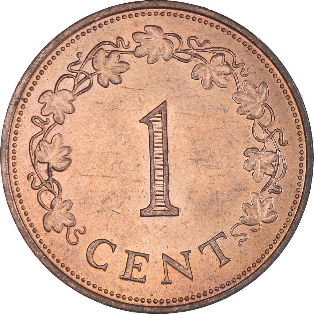 Monnaie, Malte, Cent, 1975, British Royal Mint, SUP, Bronze, KM:8