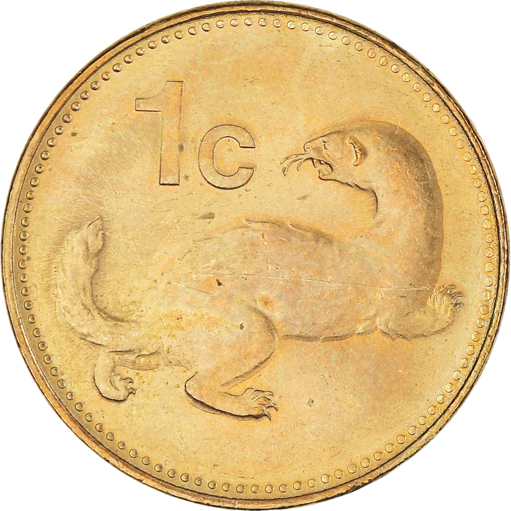 Munten, Malta, Cent, 2004, ZF+, Nickel-brass, KM:93