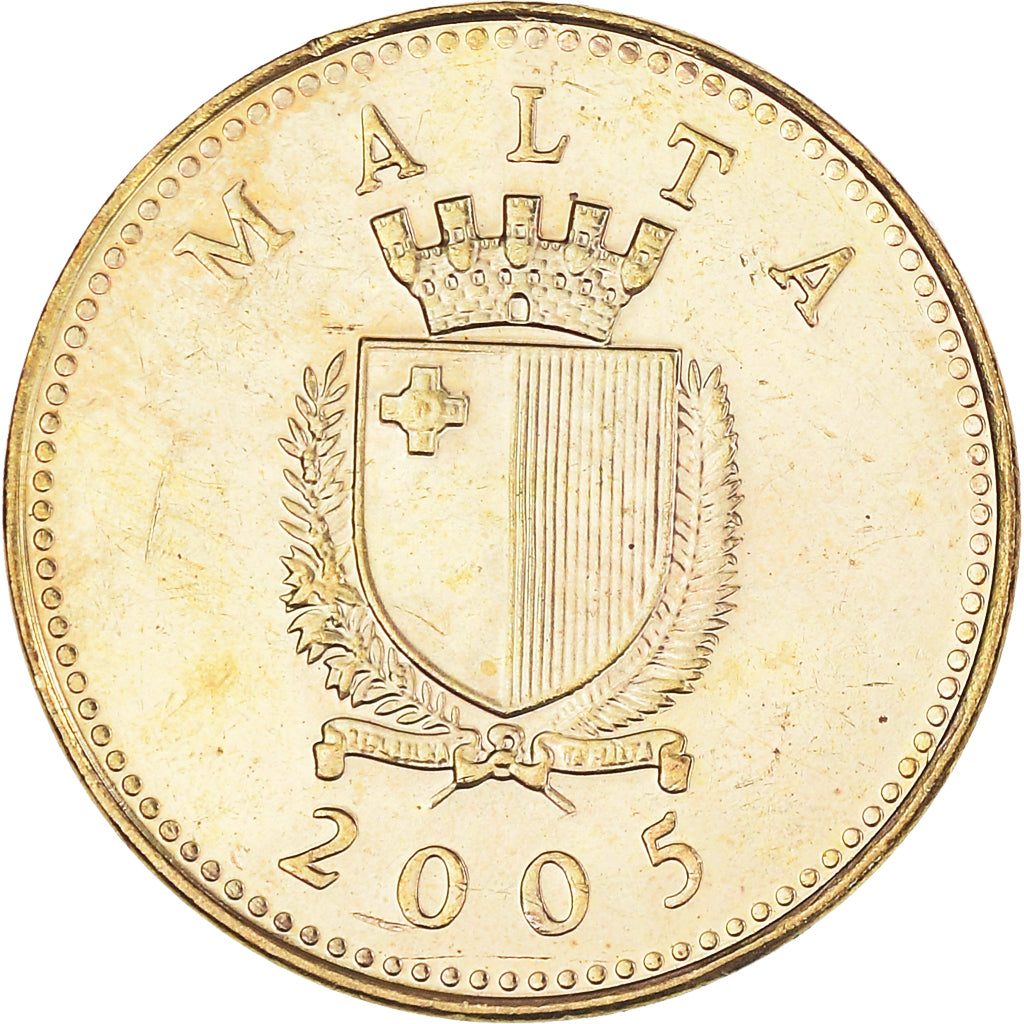 Moneta, Malta, Cent, 2005, British Royal Mint, SPL-, Nichel-ottone, KM:93