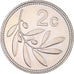 Moeda, Malta, 2 Cents, 2005, AU(55-58), Cobre-níquel, KM:94