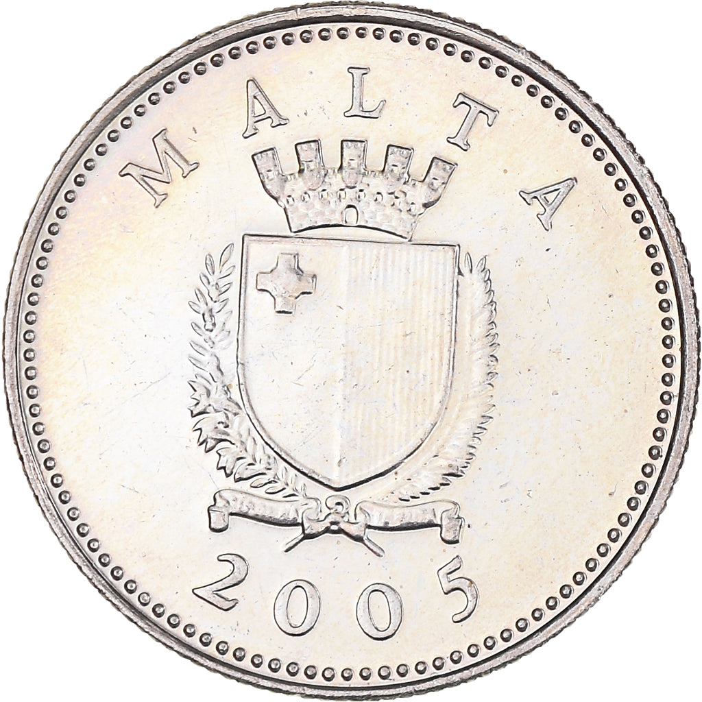 Monnaie, Malte, 2 Cents, 2005, SUP, Cupro-nickel, KM:94