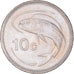 Moeda, Malta, 10 Cents, 1998, MS(63), Cobre-níquel, KM:96