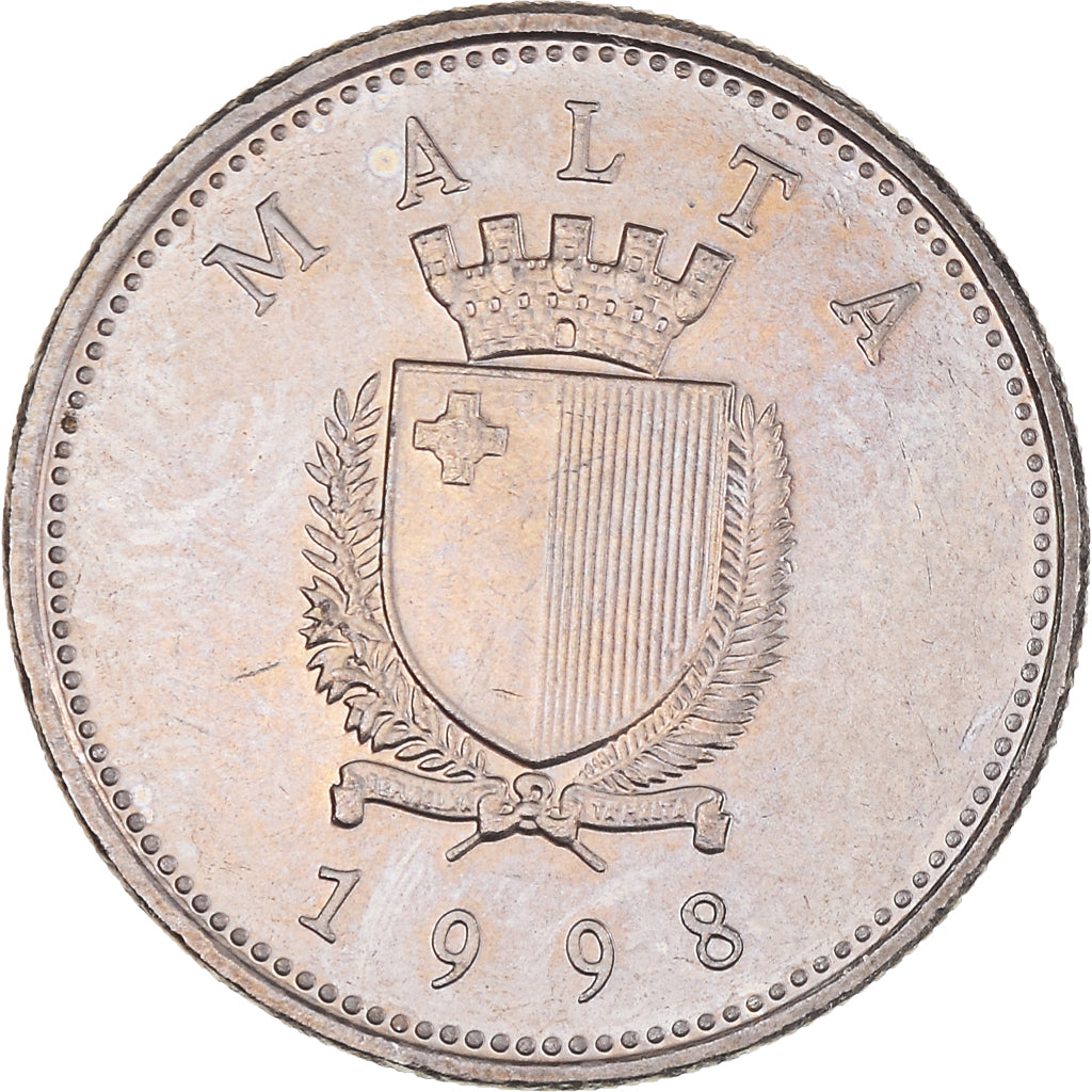 Moneta, Malta, 10 Cents, 1998, SPL, Rame-nichel, KM:96