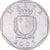 Coin, Malta, 50 Cents, 2005, AU(50-53), Copper-nickel, KM:98