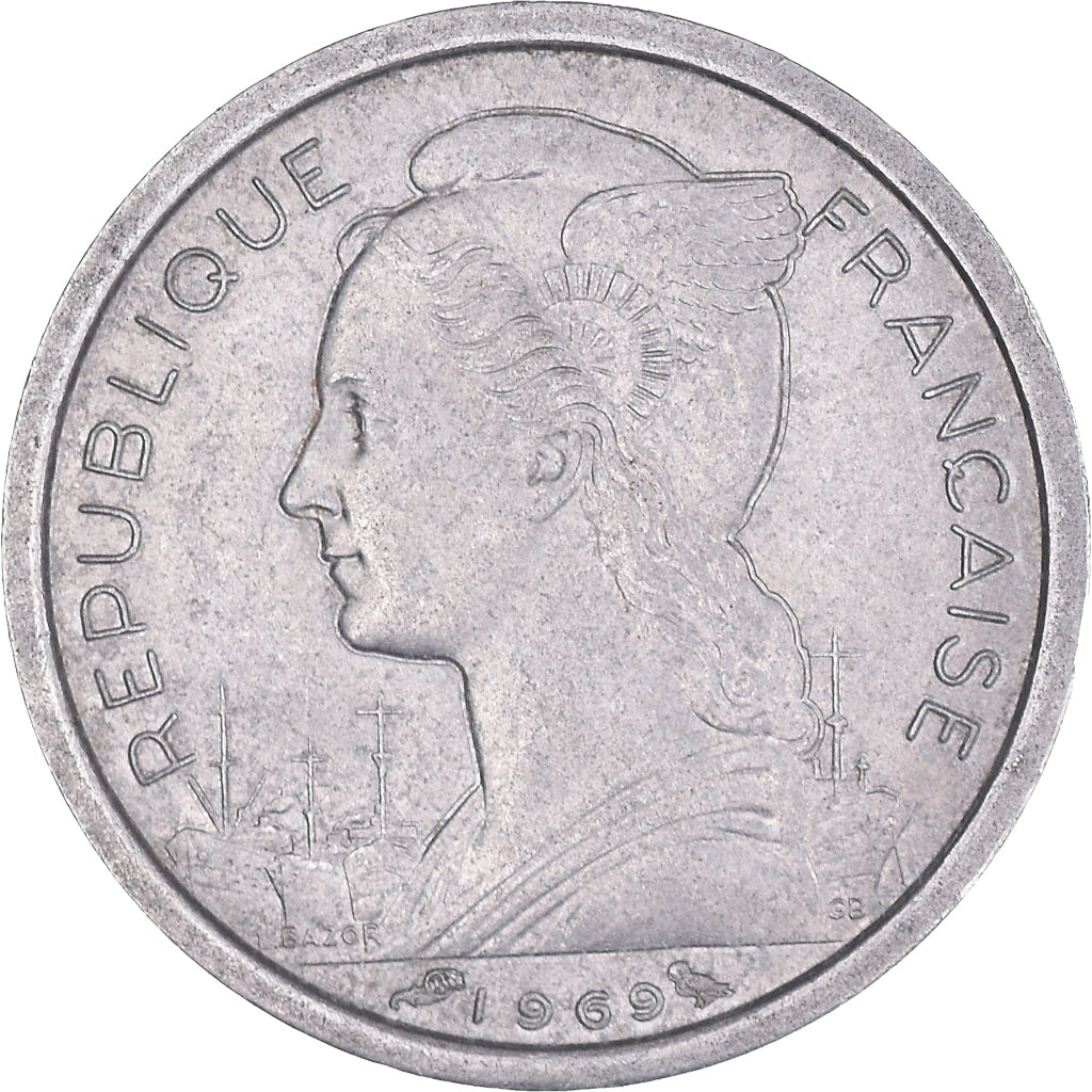 Monnaie, Territoire français des Afars et des Issas, Franc, 1969, Paris, TTB
