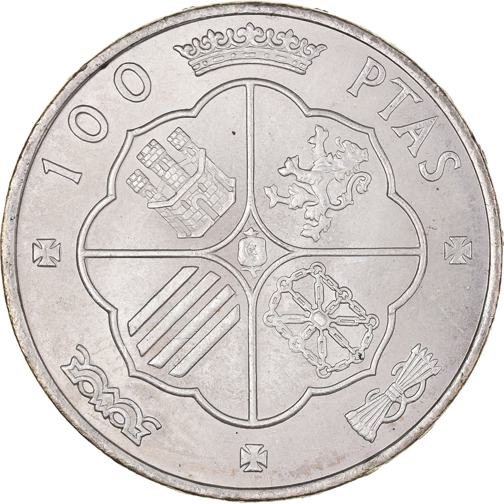 Münze, Spanien, Caudillo and regent, 100 Pesetas, 1966, Madrid, VZ, Silber
