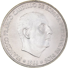 Moeda, Espanha, Caudillo and regent, 100 Pesetas, 1966, Madrid, MS(60-62)