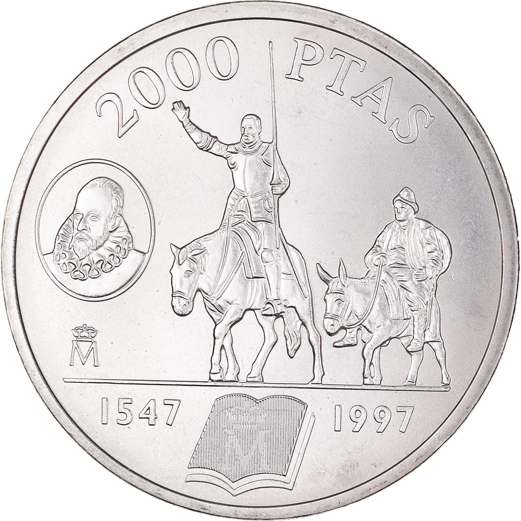 Monnaie, Espagne, Juan Carlos I, 2000 Pesetas, 1997, Madrid, SPL, Argent, KM:999