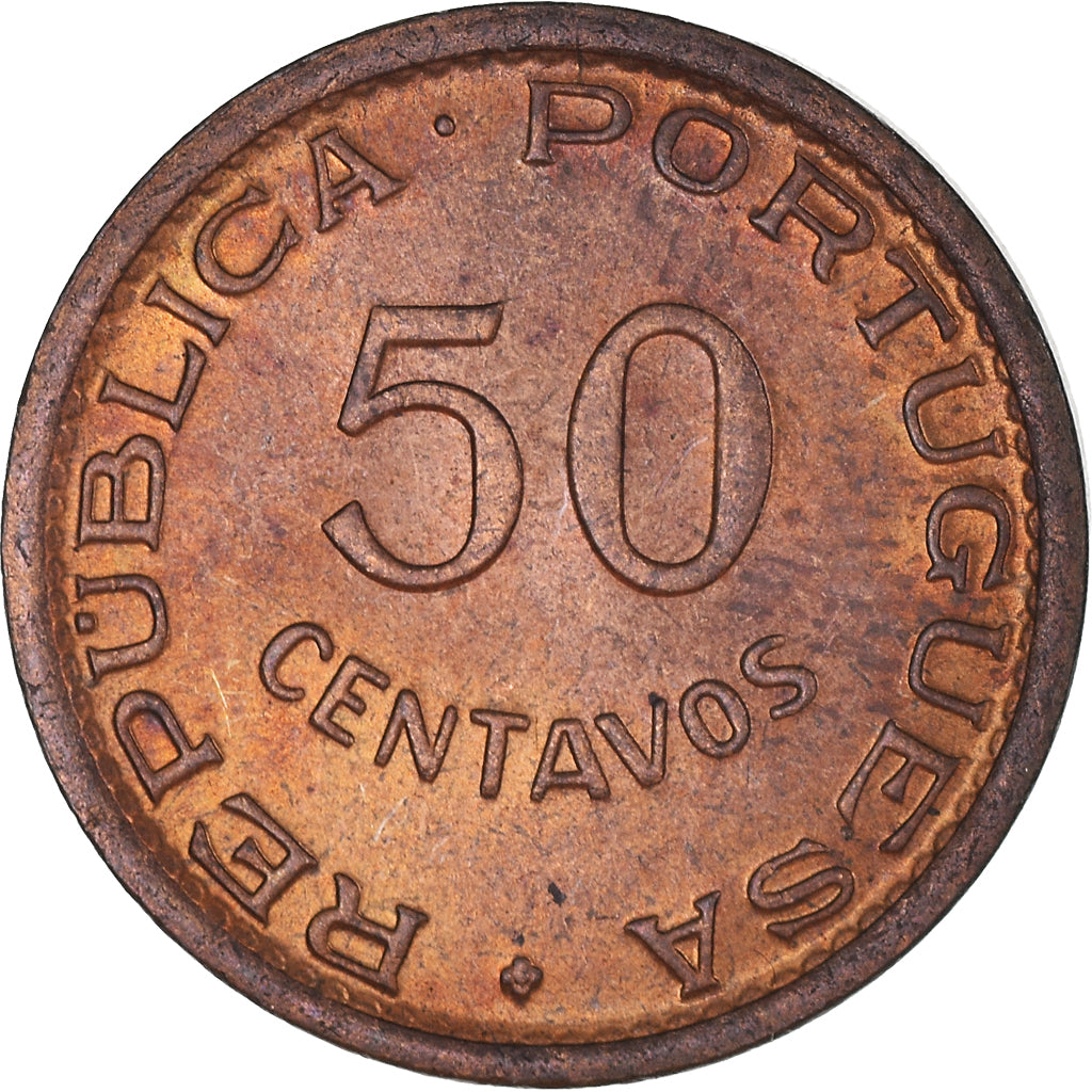 Monnaie, Guinée-Bissau, 50 Centavos, 1952, SUP+, Bronze, KM:8