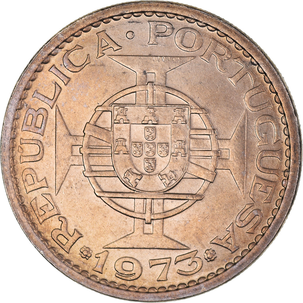 Monnaie, Guinée-Bissau, 5 Escudos, 1973, SPL, Cupro-nickel, KM:15